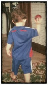 Bowling coaching at 6:30.  You need to get that arm straighter, son.